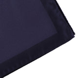 Alexander McQueen woven silk pocket square in periwinkle blue
