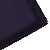 Alexander McQueen woven silk pocket square pochette in dark purple