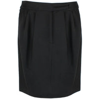 Dries Van Noten double pleated pencil skirt in a twill cotton fabric